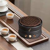 Maxbell Ceramic Teapot Warmer Holder Teapot Heater for Restaurant Hotel Style B