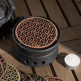 Maxbell Ceramic Teapot Warmer Holder Teapot Heater for Restaurant Hotel Style B