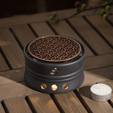 Maxbell Ceramic Teapot Warmer Holder Teapot Heater for Restaurant Hotel Style B