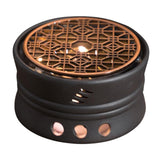Maxbell Ceramic Teapot Warmer Holder Teapot Heater for Restaurant Hotel Style C