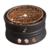 Maxbell Ceramic Teapot Warmer Holder Teapot Heater for Restaurant Hotel Style C