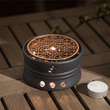 Maxbell Ceramic Teapot Warmer Holder Teapot Heater for Restaurant Hotel Style C