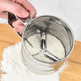 Maxbell Handheld Flour Sieve Fine Mesh Flour Colander Manual for Baking