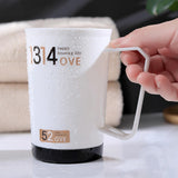 Maxbell Bathroom Tumbler Cup Toothbrush Cup Mug with Handles for Adults Friends Black