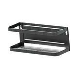 Maxbell Storage Rack No Drilling Multifunctional for Living Room Restroom Dormitory Black