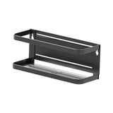Maxbell Storage Rack No Drilling Multifunctional for Living Room Restroom Dormitory Black