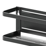 Maxbell Storage Rack No Drilling Multifunctional for Living Room Restroom Dormitory Black