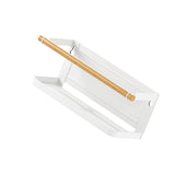 Maxbell Storage Rack No Drilling Multifunctional for Living Room Restroom Dormitory White Wood Guardrail