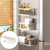 Maxbell Storage Rack No Drilling Multifunctional for Living Room Restroom Dormitory White Wood Guardrail