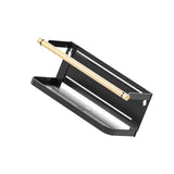 Maxbell Storage Rack No Drilling Multifunctional for Living Room Restroom Dormitory Black Wood Guardrail