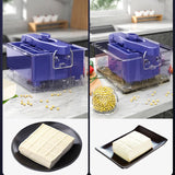 Maxbell Tofu Drainer Mould Homemade Springs Press Maker Easily Use for Kitchen Tool