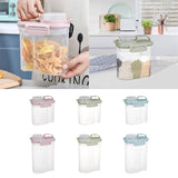 Maxbell Cereal Storage Container Storage Jars for Kitchen Baking Supplies Nuts 1.5kg pink