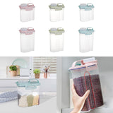 Maxbell Cereal Storage Container Storage Jars for Kitchen Baking Supplies Nuts 1.5kg pink