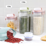 Maxbell Cereal Storage Container Storage Jars for Kitchen Baking Supplies Nuts 1.5kg pink