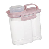 Maxbell Cereal Storage Container Storage Jars for Kitchen Baking Supplies Nuts 1.5kg pink