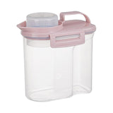 Maxbell Cereal Storage Container Storage Jars for Kitchen Baking Supplies Nuts 1.5kg pink