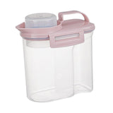 Maxbell Cereal Storage Container Storage Jars for Kitchen Baking Supplies Nuts 1.5kg pink