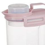 Maxbell Cereal Storage Container Storage Jars for Kitchen Baking Supplies Nuts 1.5kg pink