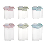 Maxbell Cereal Storage Container Storage Jars for Kitchen Baking Supplies Nuts 1.5kg pink