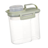 Maxbell Cereal Storage Container Storage Jars for Kitchen Baking Supplies Nuts 1.5kg Green