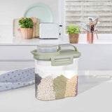 Maxbell Cereal Storage Container Storage Jars for Kitchen Baking Supplies Nuts 1.5kg Green