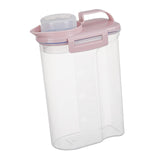 Maxbell Cereal Storage Container Storage Jars for Kitchen Baking Supplies Nuts 2.5kg Pink