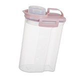 Maxbell Cereal Storage Container Storage Jars for Kitchen Baking Supplies Nuts 2.5kg Pink