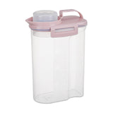 Maxbell Cereal Storage Container Storage Jars for Kitchen Baking Supplies Nuts 2.5kg Pink