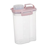 Maxbell Cereal Storage Container Storage Jars for Kitchen Baking Supplies Nuts 2.5kg Pink