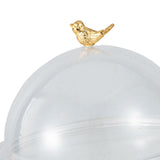 Maxbell Dessert Cupcake Display Tray with Dome Serving Platter for Events Birthday Aureate L