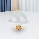 Maxbell Dessert Cupcake Display Tray with Dome Serving Platter for Events Birthday Aureate L
