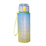 Maxbell 900ml water Bottle with Straw Gradient Colours Stylish Sturdy Style C