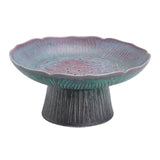 Maxbell Footed Fruit Bowl Drainable Japanese Style Decorative Desktop