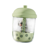 Maxbell Mini Air Humidifier Koala Bubble Tea Shaped Personal Humidifiers for Home Green