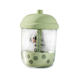Maxbell Mini Air Humidifier Koala Bubble Tea Shaped Personal Humidifiers for Home Green