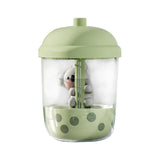 Maxbell Mini Air Humidifier Koala Bubble Tea Shaped Personal Humidifiers for Home Green