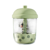 Maxbell Mini Air Humidifier Koala Bubble Tea Shaped Personal Humidifiers for Home Green