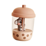 Maxbell Mini Air Humidifier Koala Bubble Tea Shaped Personal Humidifiers for Home Coffee