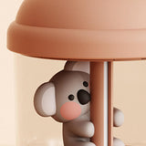 Maxbell Mini Air Humidifier Koala Bubble Tea Shaped Personal Humidifiers for Home Coffee