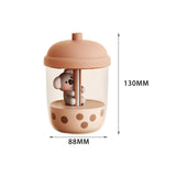Maxbell Mini Air Humidifier Koala Bubble Tea Shaped Personal Humidifiers for Home Coffee