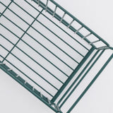 Maxbell Dish Drying Rack Dish Drainer Organizer Rack for Dining Room Restaurant Green Narrow