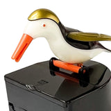 Maxbell bird Automatic Toothpick Dispenser Toothpick Box for Party Home Decor White Aureate