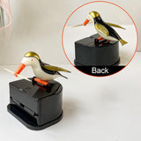 Maxbell bird Automatic Toothpick Dispenser Toothpick Box for Party Home Decor White Aureate