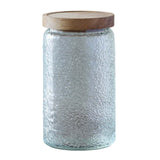 Maxbell Glass Storage Jars Food Container Cereal Container for Cupboard Shelf Pantry Style D