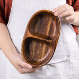 Maxbell Dinner Plate Kitchen Accessory Serving Dish Wooden for Home Grilling Steak