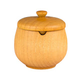 Maxbell Seasoning Pot Salt Bowl Server Salt Holder Kitchen Tool for Serving Kitchen Wood