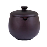 Maxbell Seasoning Pot Salt Bowl Server Salt Holder Kitchen Tool for Serving Kitchen Brown