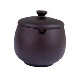 Maxbell Seasoning Pot Salt Bowl Server Salt Holder Kitchen Tool for Serving Kitchen Brown