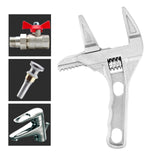 Maxbell Adjustable Wrench Short Shank 6-68mm Opening Range Repair Tool for Bathroom Style B