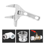 Maxbell Adjustable Wrench Short Shank 6-68mm Opening Range Repair Tool for Bathroom Style B